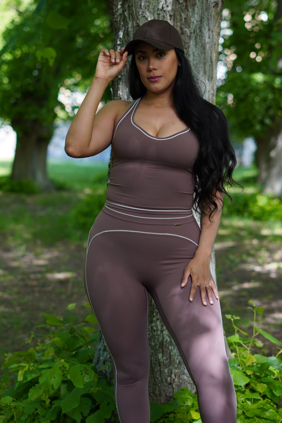 Brenda Leggings - brown